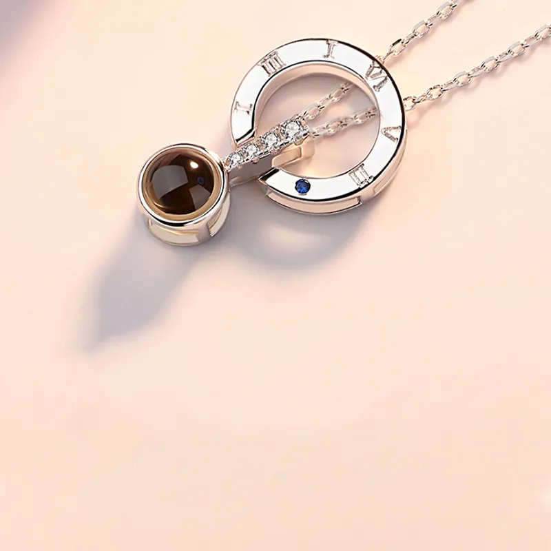Lao Feng Xiang 925 Sterling Silver Necklaces Women's-6