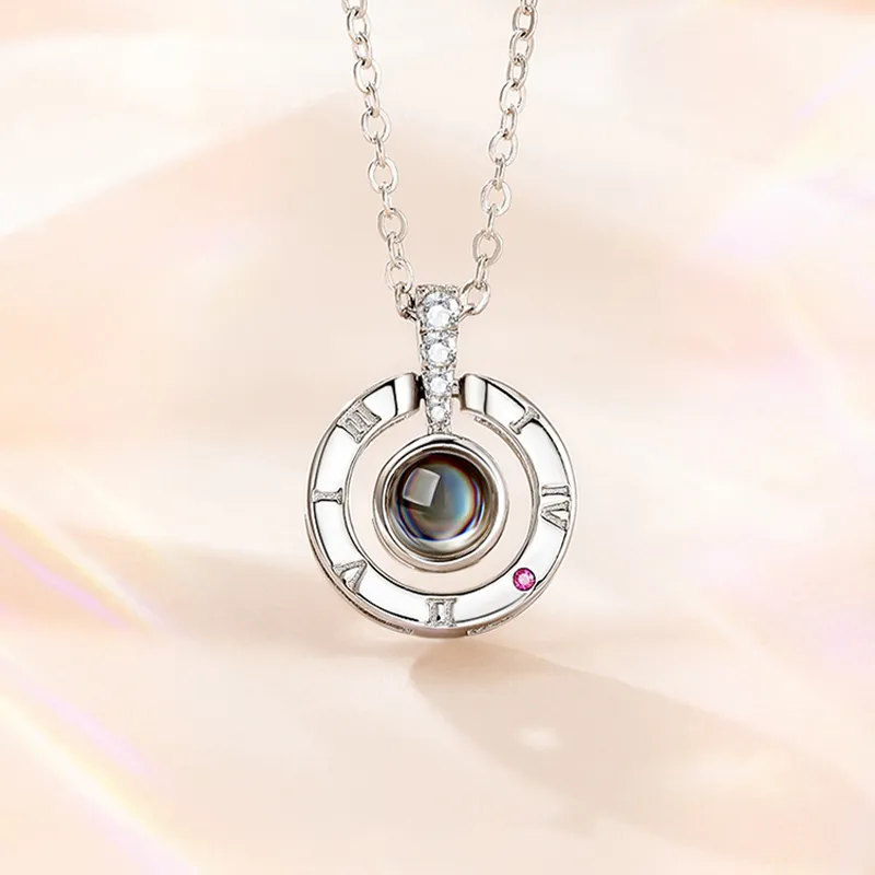Lao Feng Xiang 925 Sterling Silver Necklaces Women's-5