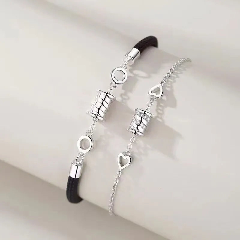 Lao Feng Xiang 925 Sterling Silver Bracelets Unisex-2