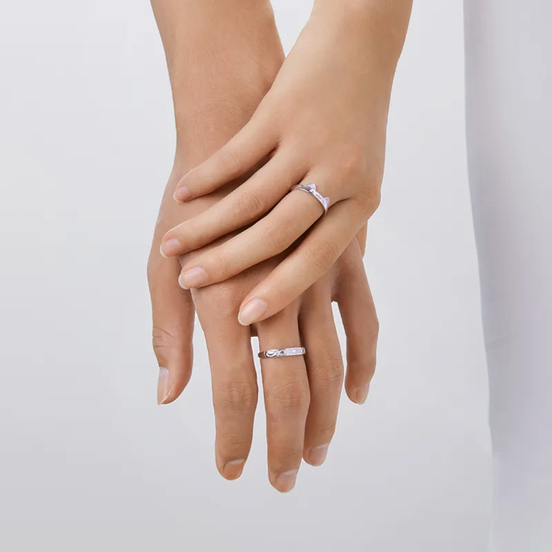 Lao Feng Xiang 925 Sterling Silver Rings Unisex-4