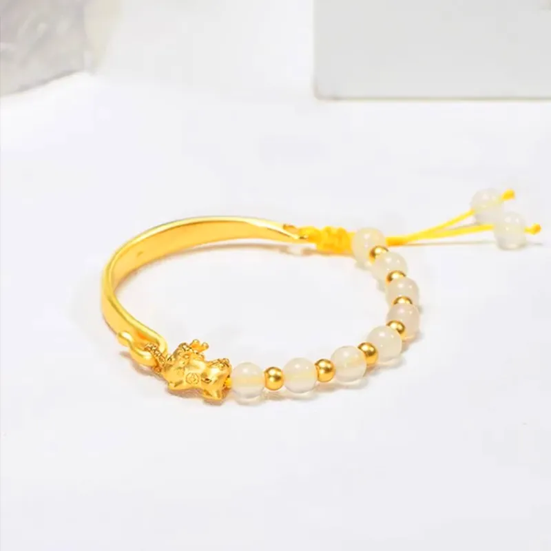 Lao Feng Xiang Gold Bracelet Women's-1