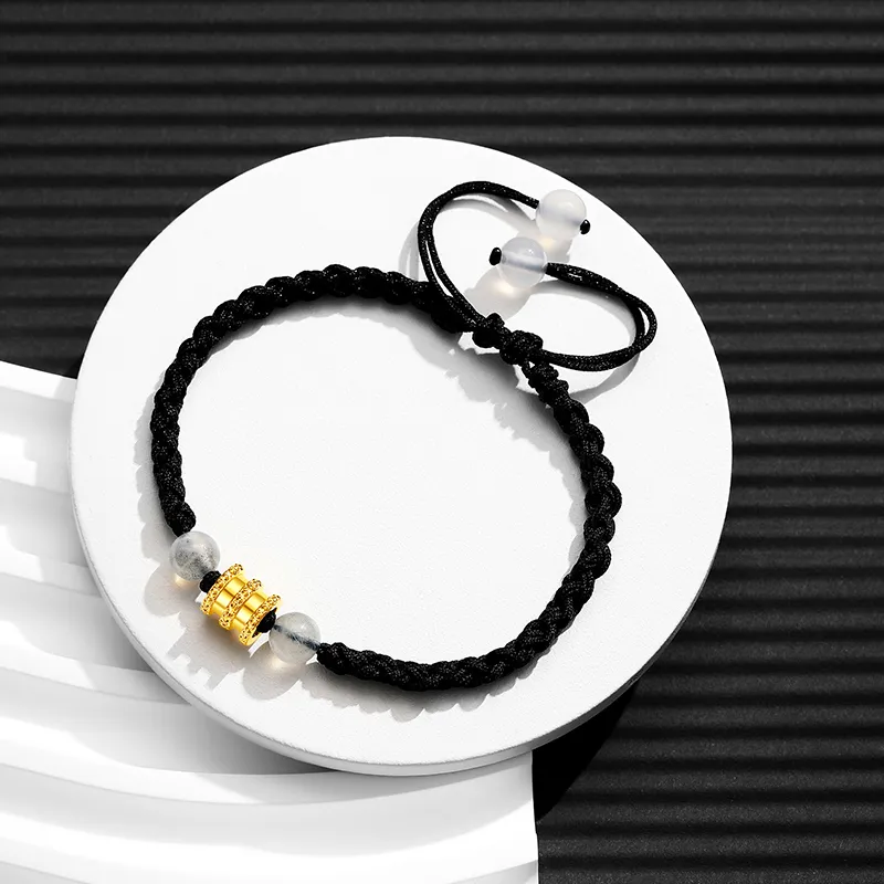 Lao Feng Xiang Gold Bracelet Women's-2