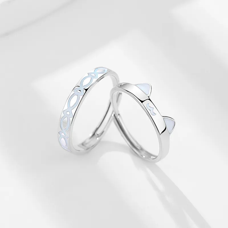 Lao Feng Xiang 925 Sterling Silver Rings Unisex-1
