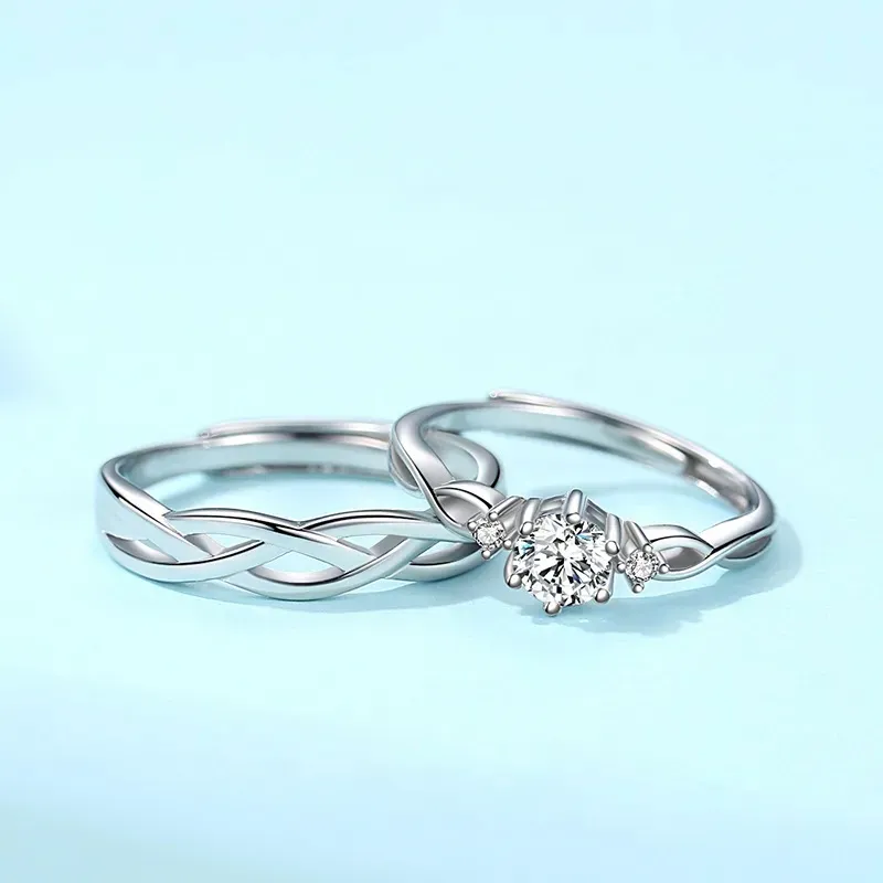 Lao Feng Xiang 925 Sterling Silver Rings Unisex-3