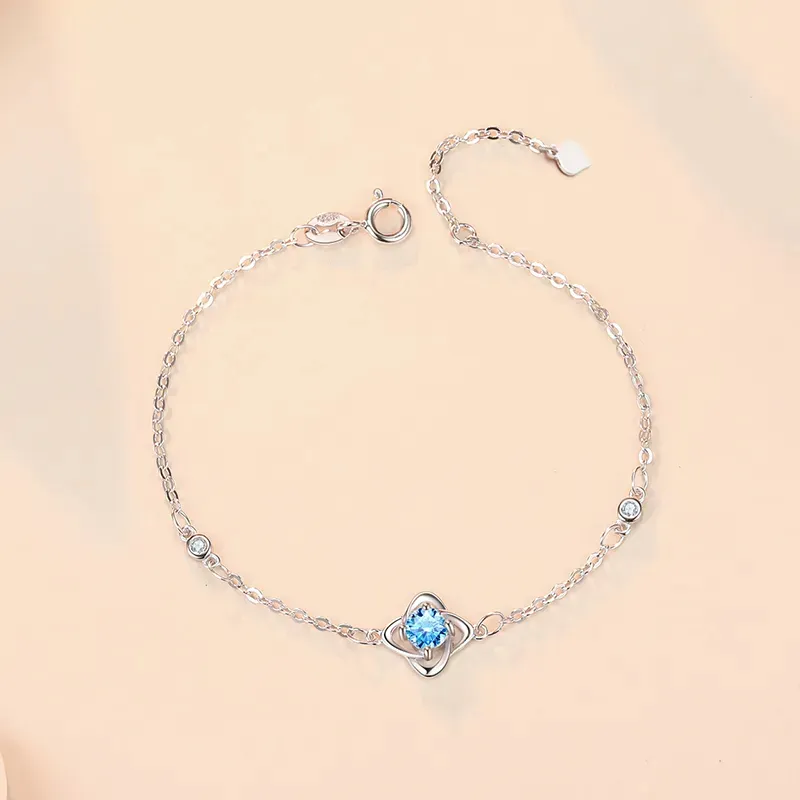 Lao Feng Xiang S925 Silver Bracelets Women's-5