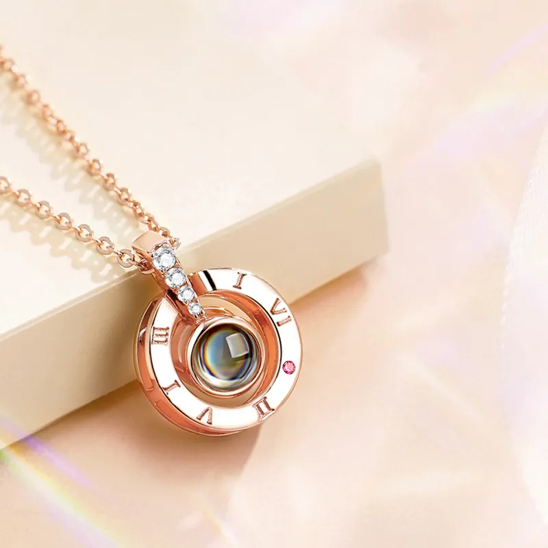 Lao Feng Xiang 925 Sterling Silver Necklaces Women's-2