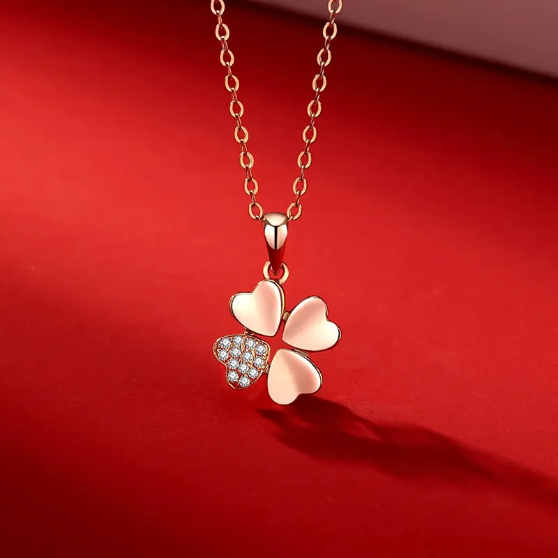 Lao Feng Xiang 990 Silver Necklaces Women's-9