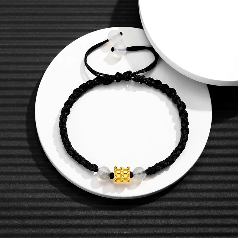 Lao Feng Xiang Gold Bracelet Women's-3