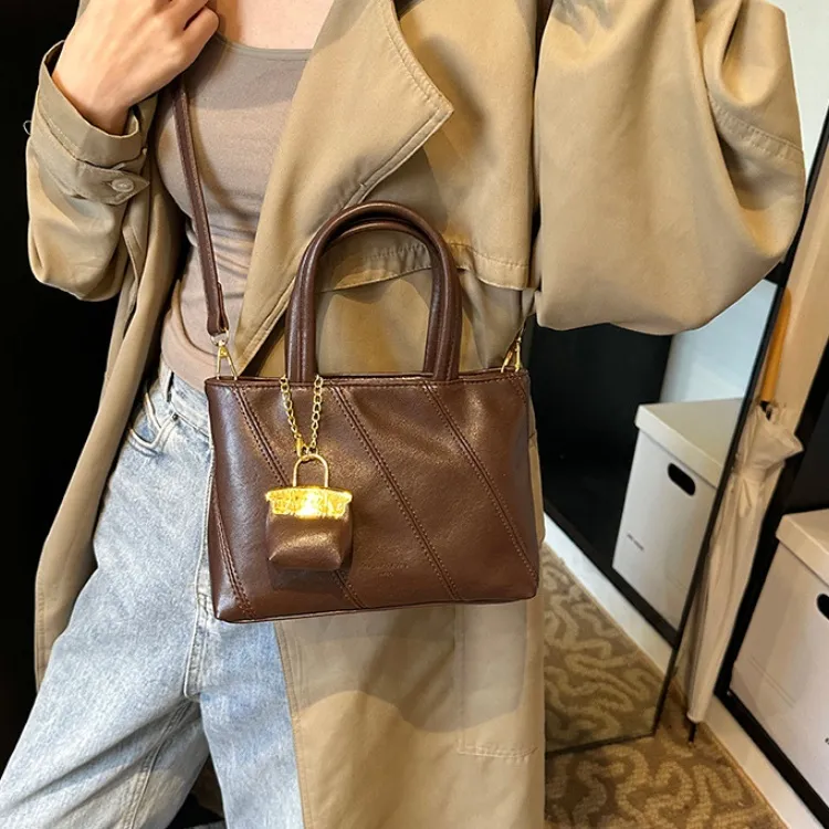 ERANGBEAR PU Crossbody One Shoulder Handbag Women's Multicolor-14
