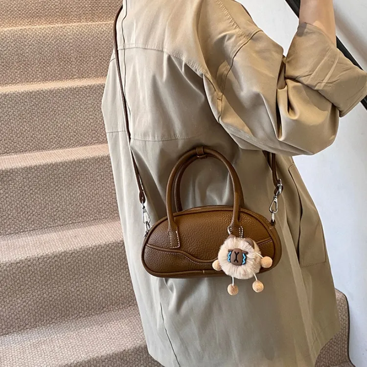 ERANGBEAR PU Crossbody Bag Women's Brown/Ecru/Coffee/Black/Khaki-1
