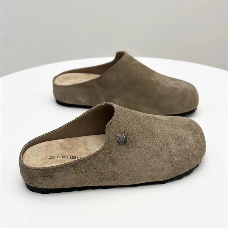Shougu Rubber Sole Closed Toe Slippers Women's-11