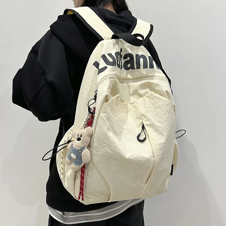 ERANGBEAR Nylon Backpack Unisex Multicolor-3