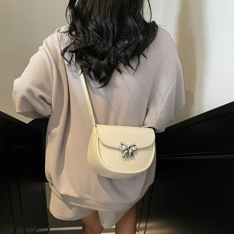 ERANGBEAR PU Crossbody Bag Regular Women's Silver/Pink/Black/Ecru/Blue-7