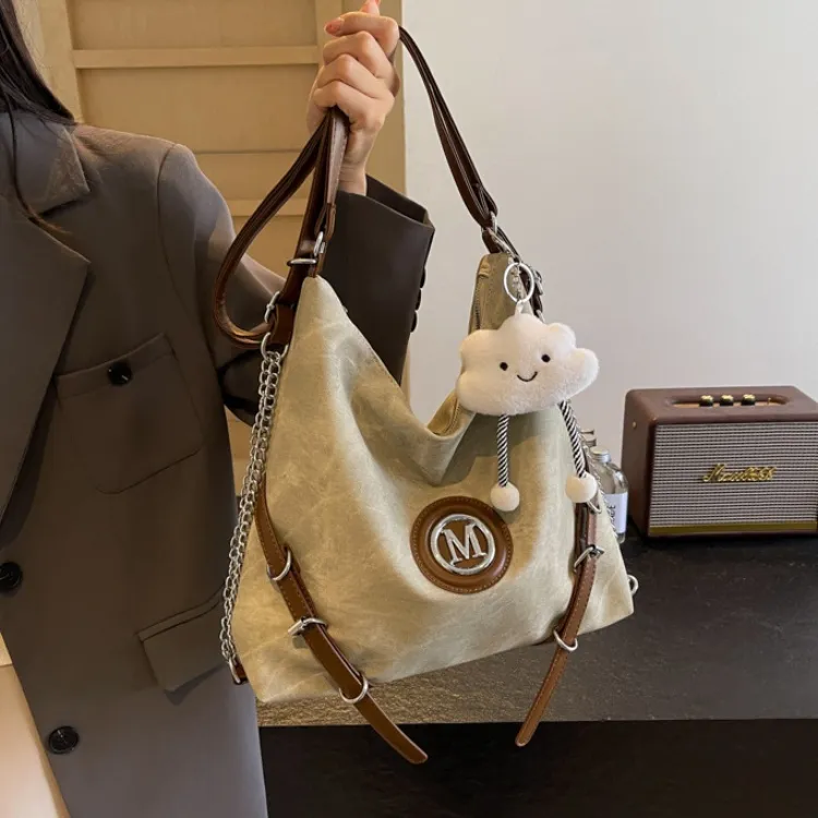 ERANGBEAR PU Shoulder Bag Regular Women's Multicolor-6