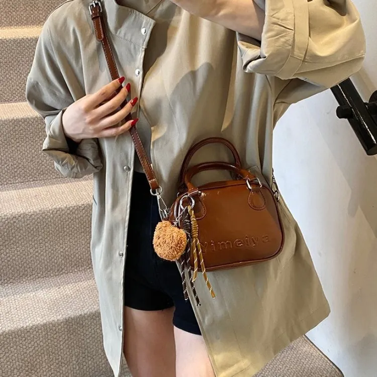 ERANGBEAR PU Handbag Women's Burgundy/Black/Coffee/Brown-10