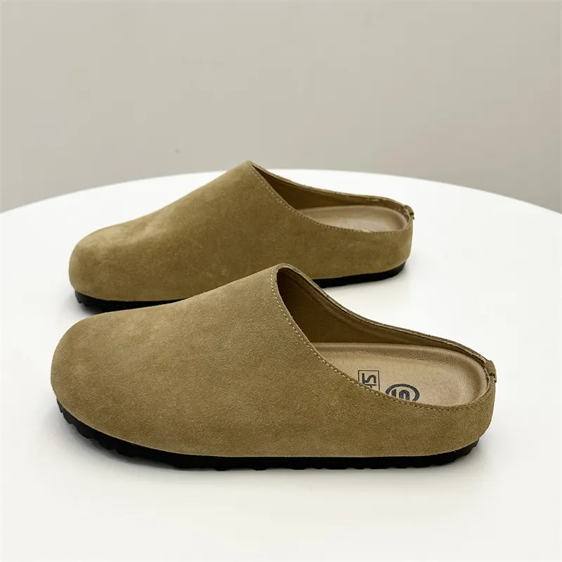 Shougu Slip Resistant Closed Toe Slippers Women's Coffee/Ancora Red/Camel-1
