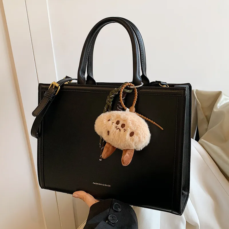 ERANGBEAR PU Tote Bag Shopping Bag Crossbody Handbag Women's Multicolor-8