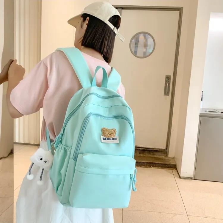 ERANGBEAR Nylon Backpack Regular Women's Multicolor-15