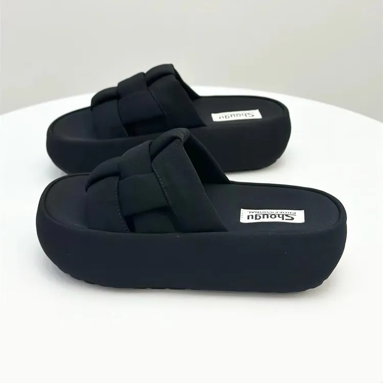 Shougu Rubber Sole Quiet Slide Slippers Women's-1