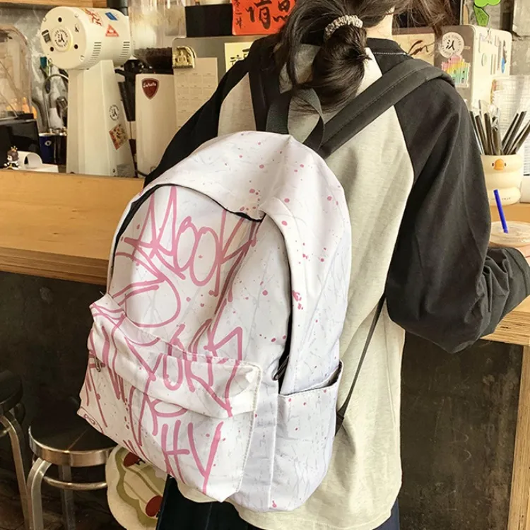 ERANGBEAR Nylon Backpack Women's Multicolor-1