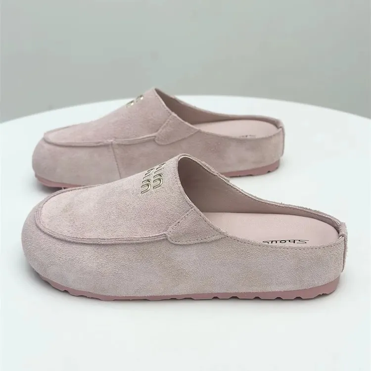 Shougu Rubber Sole Quiet Closed Toe Slippers Women's-6