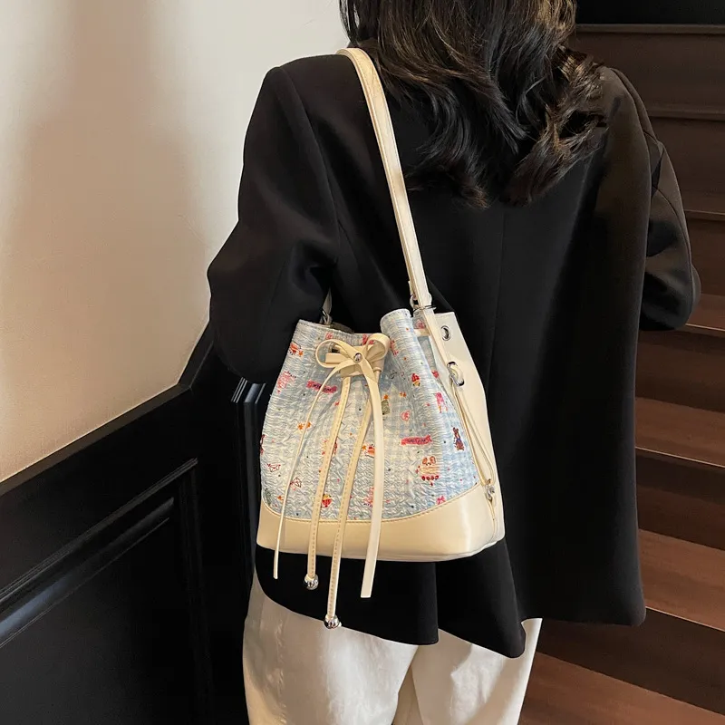 ERANGBEAR PU Backpack On The Shoulder Regular Women's Multicolor-5