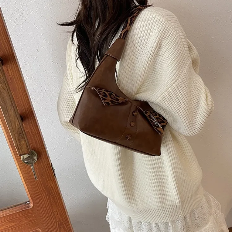 ERANGBEAR PU Shoulder Bag Regular Women's Multicolor-5