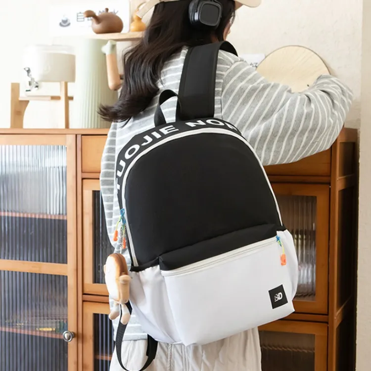 ERANGBEAR Nylon Backpack Unisex Multicolor-3