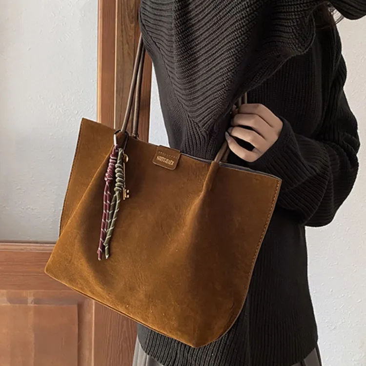 ERANGBEAR Matte Shoulder Bag Regular Women's Multicolor-6