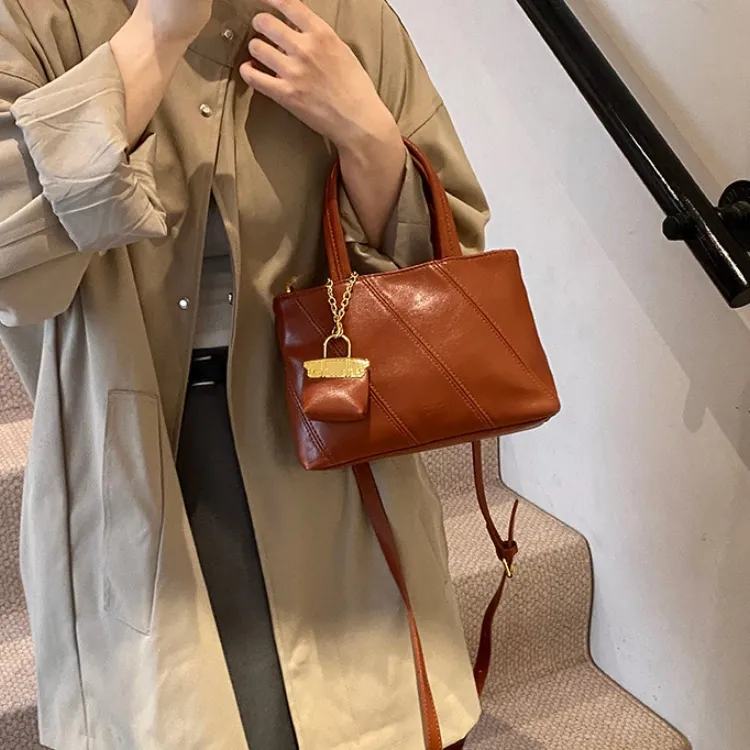 ERANGBEAR PU Crossbody One Shoulder Handbag Women's Multicolor-11