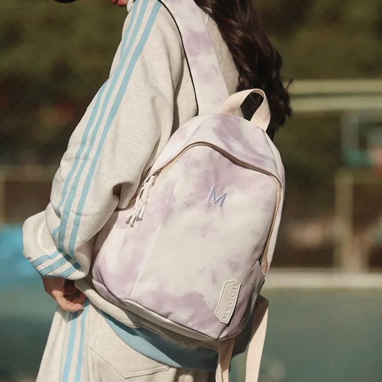 ERANGBEAR Nylon Backpack Women's Multicolor-5