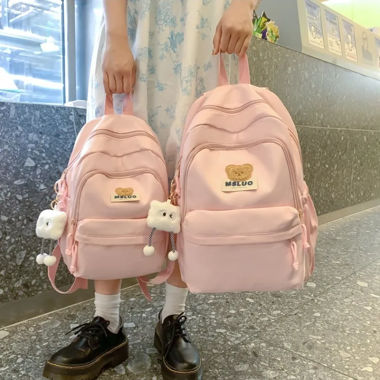 ERANGBEAR Nylon Backpack Regular Women's Multicolor-10