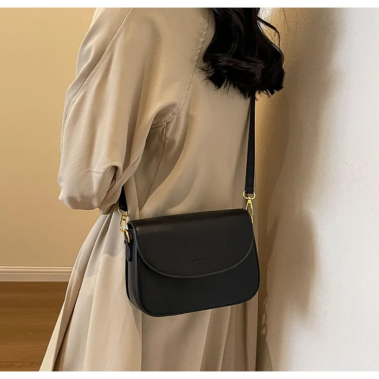 ERANGBEAR PU Small Square Bag Shoulder Bag Regular Unisex Brown/Black/Pink/Ecru-12