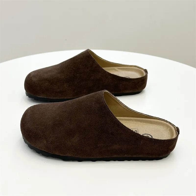 Shougu Slip Resistant Closed Toe Slippers Women's Coffee/Ancora Red/Camel-6