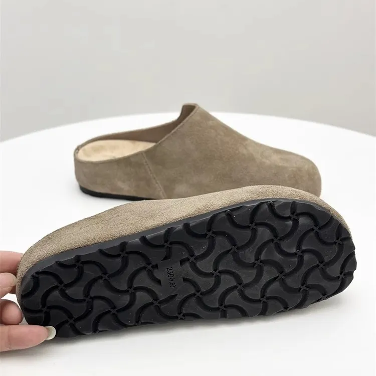 Shougu Rubber Sole Closed Toe Slippers Women's-12