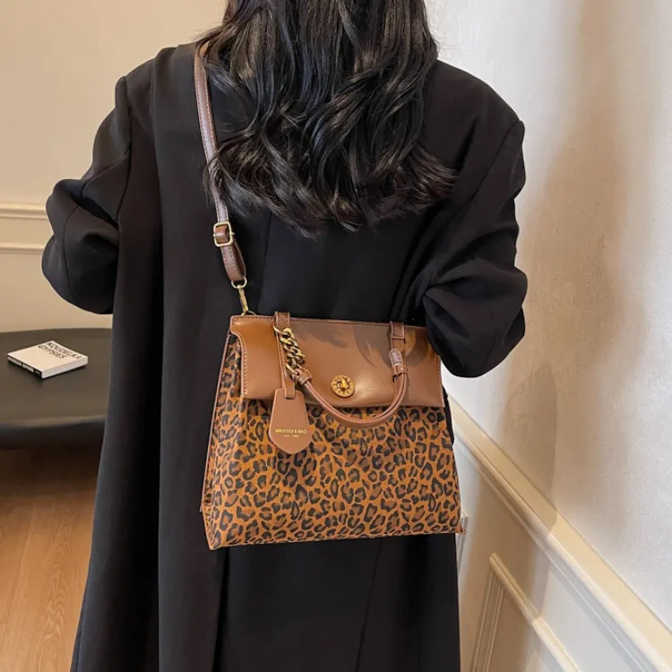 ERANGBEAR PU Backpack Regular Women's Coffee Brown Black-5