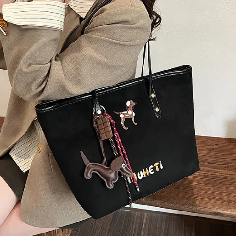 ERANGBEAR PU Tote Bag, Shopping Bag, Handbag, Shoulder Bag Women's Multicolor-5