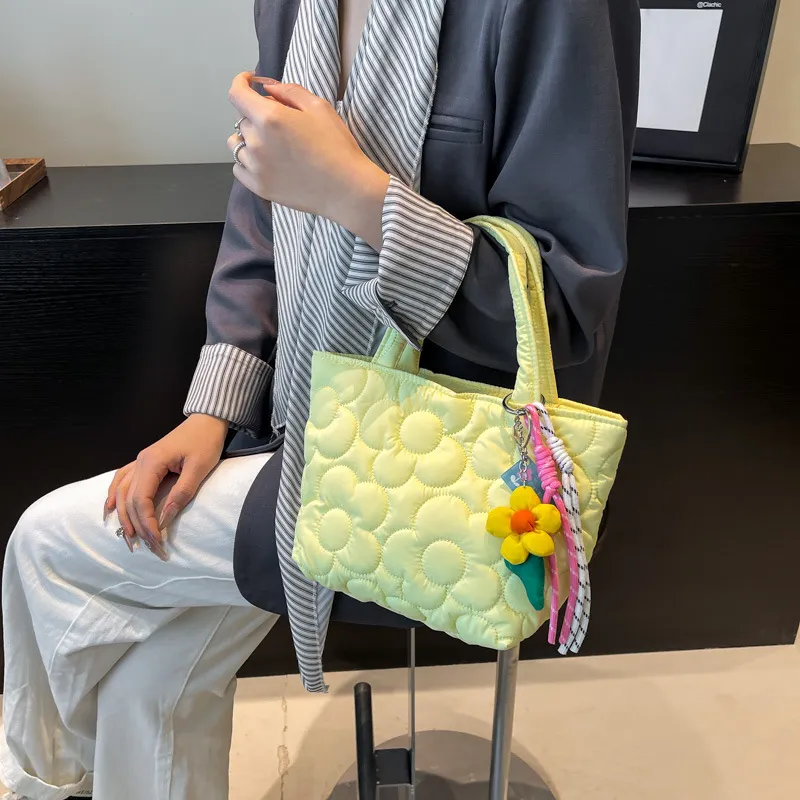 ERANGBEAR Nylon Handheld One Shoulder Handbag Regular Women's Multicolor-5