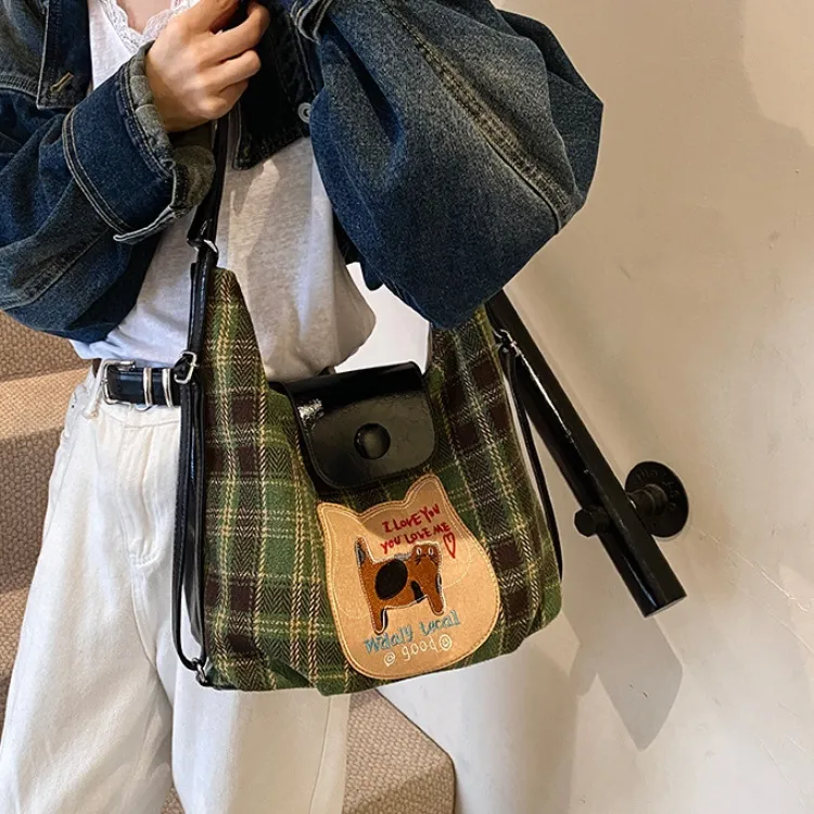 ERANGBEAR Canvas Canvas Bag Backpack Shoulder Bag Regular Women's Multicolor-2