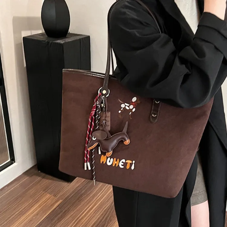 ERANGBEAR PU Tote Bag, Shopping Bag, Handbag, Shoulder Bag Women's Multicolor-7