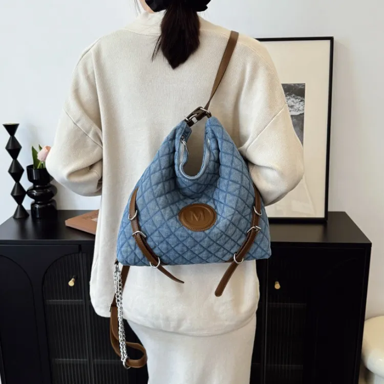ERANGBEAR Canvas Bag, Tote Bag, Shopping Bag, Backpack, Shoulder Bag, Crossbody Bag Women's Multicolor-4