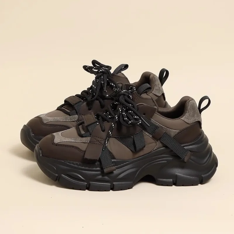 Shougu Coverage Low Top Chunky Sneakers Women's-5