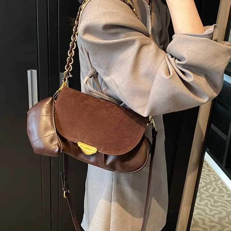 ERANGBEAR PU With Matte Crossbody Bag Women's Black/Brown/Red/Coffee-10