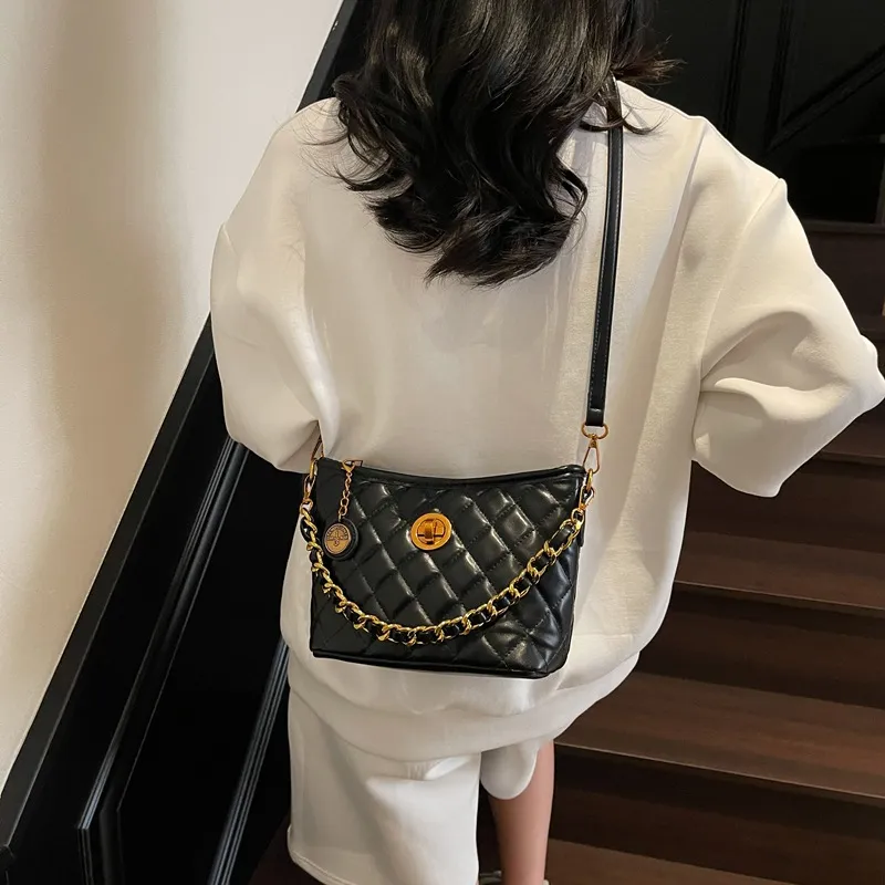 ERANGBEAR PU Crossbody Bag Women's Black/White/Yellow/Pink/Silver/Blue-1