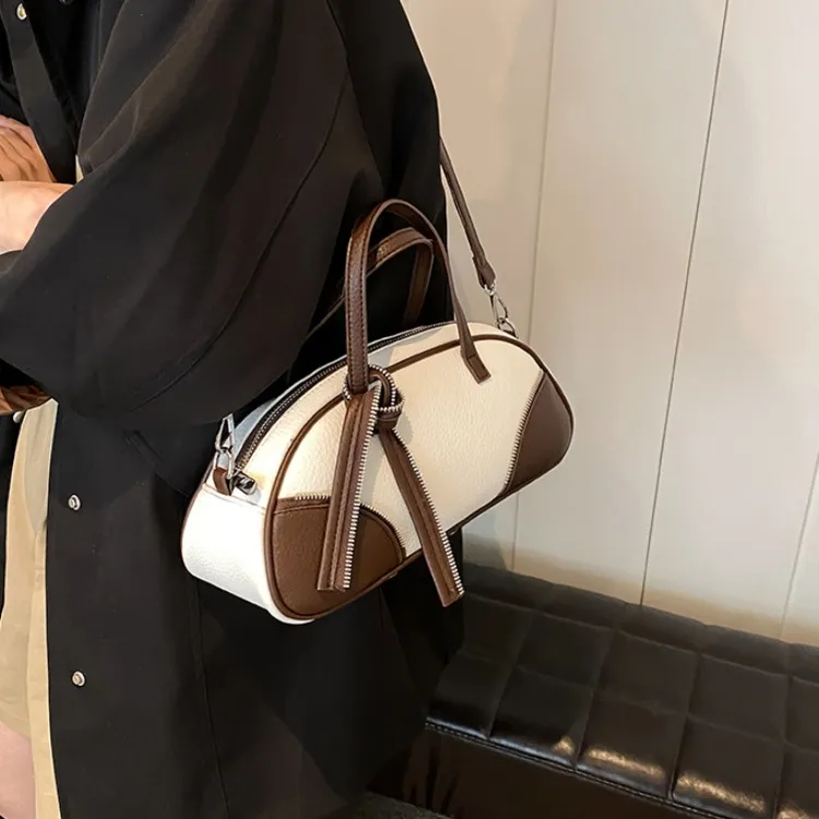 ERANGBEAR PU One Shoulder Handbag Women's Multicolor-5