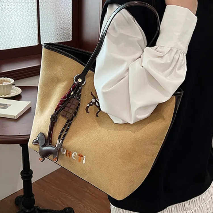 ERANGBEAR PU Tote Bag, Shopping Bag, Handbag, Shoulder Bag Women's Multicolor-1