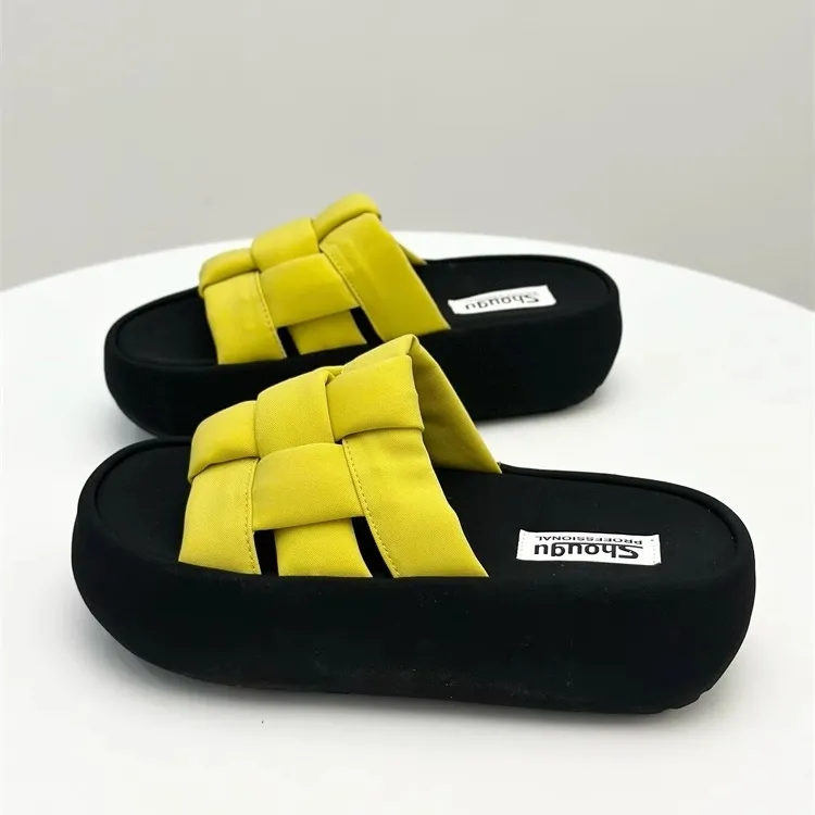 Shougu Rubber Sole Quiet Slide Slippers Women's-4
