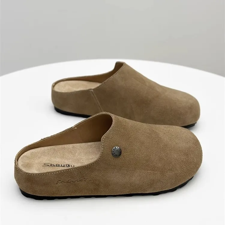 Shougu Rubber Sole Closed Toe Slippers Women's-7