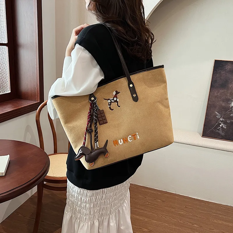 ERANGBEAR PU Tote Bag, Shopping Bag, Handbag, Shoulder Bag Women's Multicolor-3