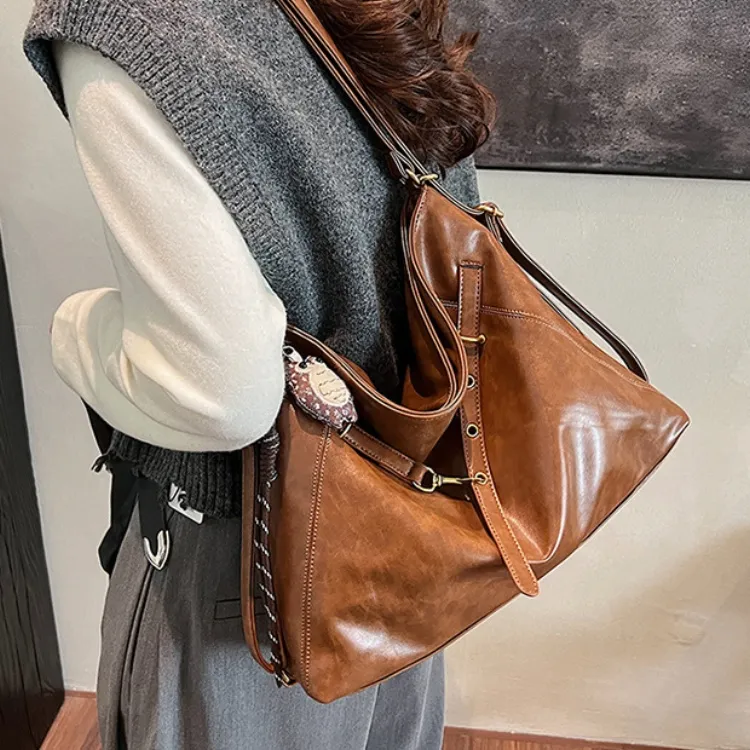 ERANGBEAR PU Backpack Shoulder Bag Regular Women's Multicolor-9